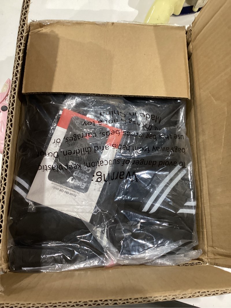 Condition photo showing Good Condition for zelus weighted vest, 6lb/8lb/12lb/16lb/20lb/25lb/30lb weight vest with reflective stripe for workout, strength training, running, fitness, muscle building, weight loss, weightlifting 30lb black
