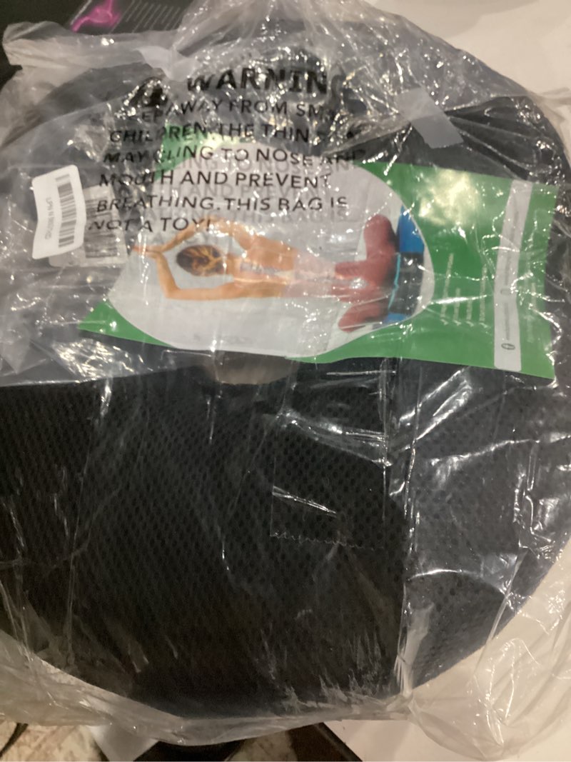 Condition photo showing Good Condition for donut gel sitting pillow - orthopedic memory foam for tailbone pain, hemorrhoid, bed sores, postpartum, prostate, coccyx & sciatica pain