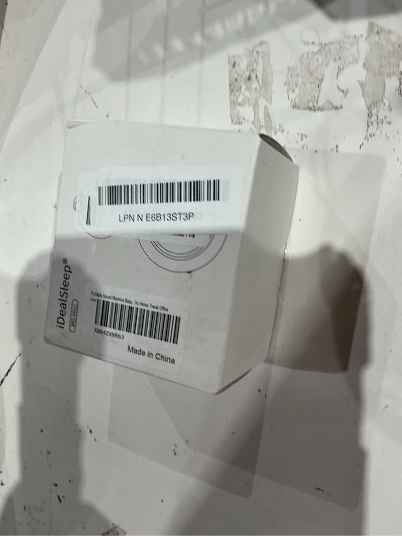 Condition photo showing Good Condition for portable sound machine mini white noise machine powerful battery 30 soothing sounds 4 timers memory function for baby kids adults brown noise sleep sound machine for home travel office
