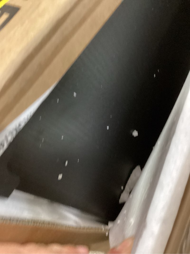 Condition photo showing Good Condition for SUPERJARE Reversible L Shaped Gaming Desk with Drawer, LED Lights & Power Outlets, Corner Computer Desk with Shelves & Monitor Stand for Home, Office, Black, 47 inches Black 47 inch