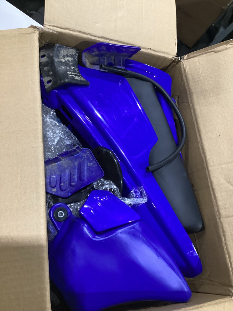 Condition photo showing As Is for PW50 Plastic Kit, Fender Body Seat Gas Tank for Yamaha PW50 PY50 PeeWee 50 Kid Bikes (Blue) PW50 Fender