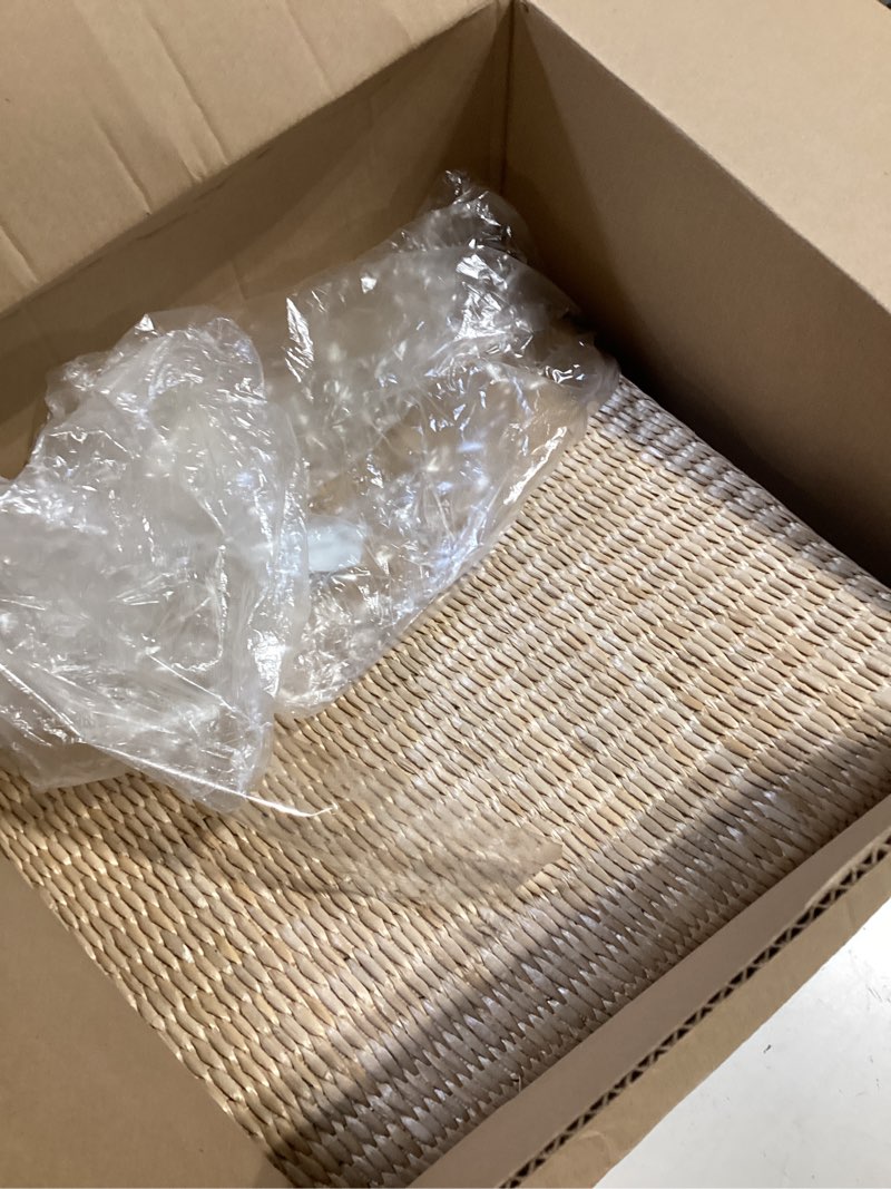 Condition photo showing Good Condition for eshow japanese tatami cushion floor pillow zafu natural seat furniture meditation furniture floor mat cushion multi-functional handmade breathable square,beige