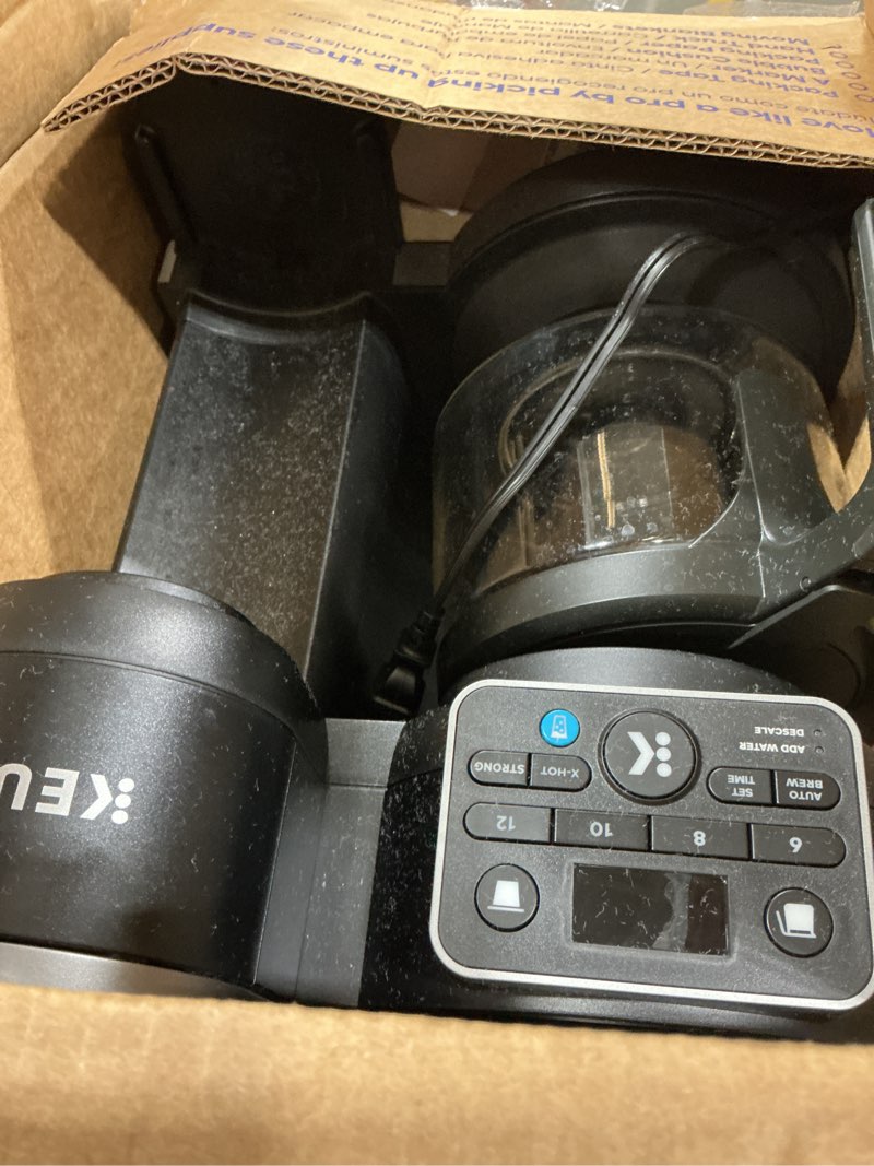 Condition photo showing As Is for keurig k-duo hot & iced single serve & carafe coffee maker, multistream technology, 72oz reservoir (gen 2)