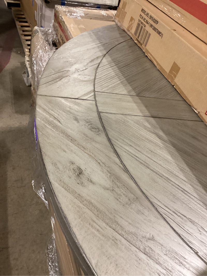 Condition photo showing As Is for Abasi round table top (top only)