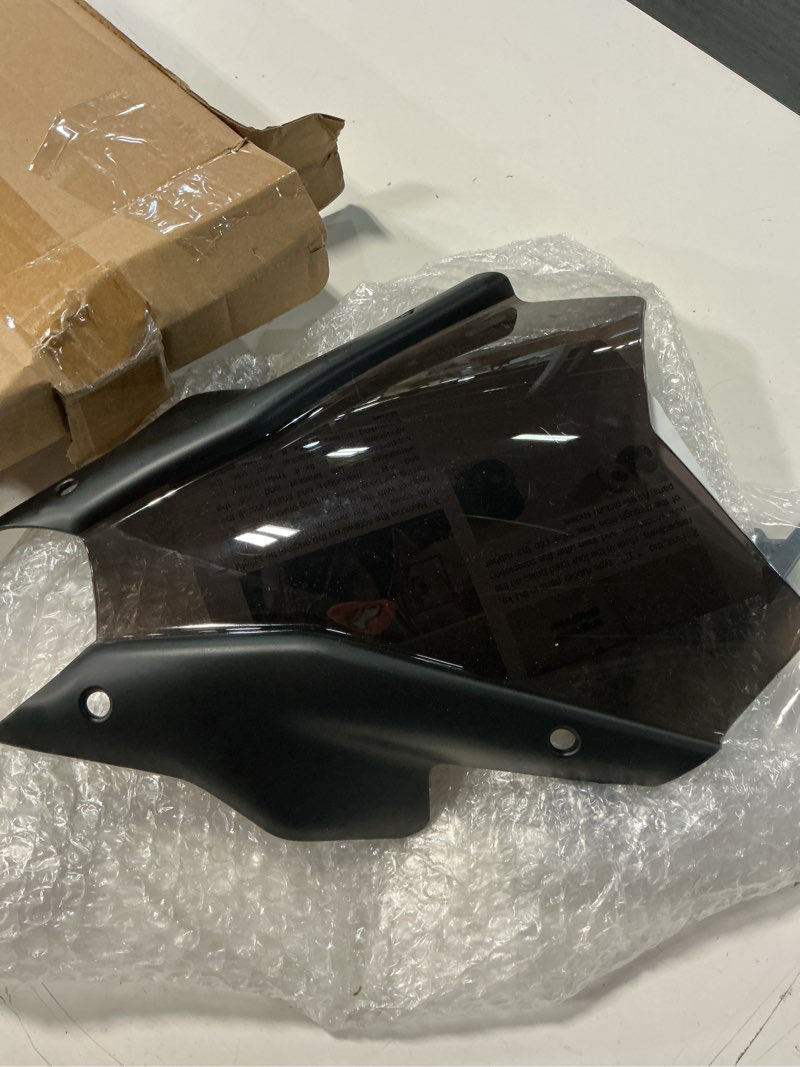 Condition photo showing Good Condition for windshield for yamaha mt09 fz09, dark tinted wind shield front windscreen air wind deflectors protection for yamaha mt-09 mt09 sp fz09 fz-09 2021 2022 2023 accessories