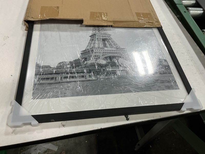 Condition photo showing Good Condition for upsimples 19.7x27.6 puzzle frame, display 18x24in with mat or 50x70cm without, wall hanging 1000 pieces puzzles frames, black, 1 pack black 19.7x27.6