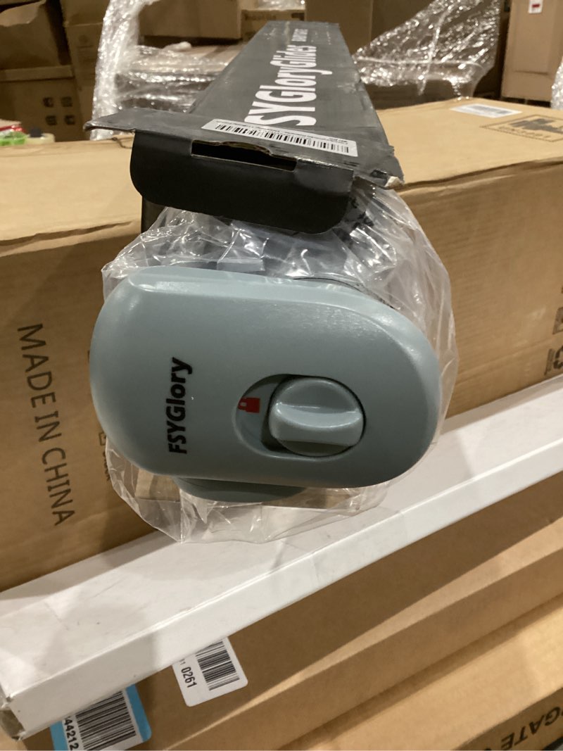 FSYGloryGlides Retractable Baby Gate, 55” Wide Mesh Safety Gate for Babies and Pets, 34” Tall, Easy 