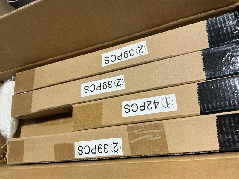 Condition photo showing As Is for 29" Vintage Black Sputnik Chandelier 9-Lights Large Starburst Chandelier with Adjust Rod Rustic Solid Metal Sputnik Satellite Chandeliers for Dining Room, Kitchen, Living Room, Foyer, E12 Black 29" 9-Light