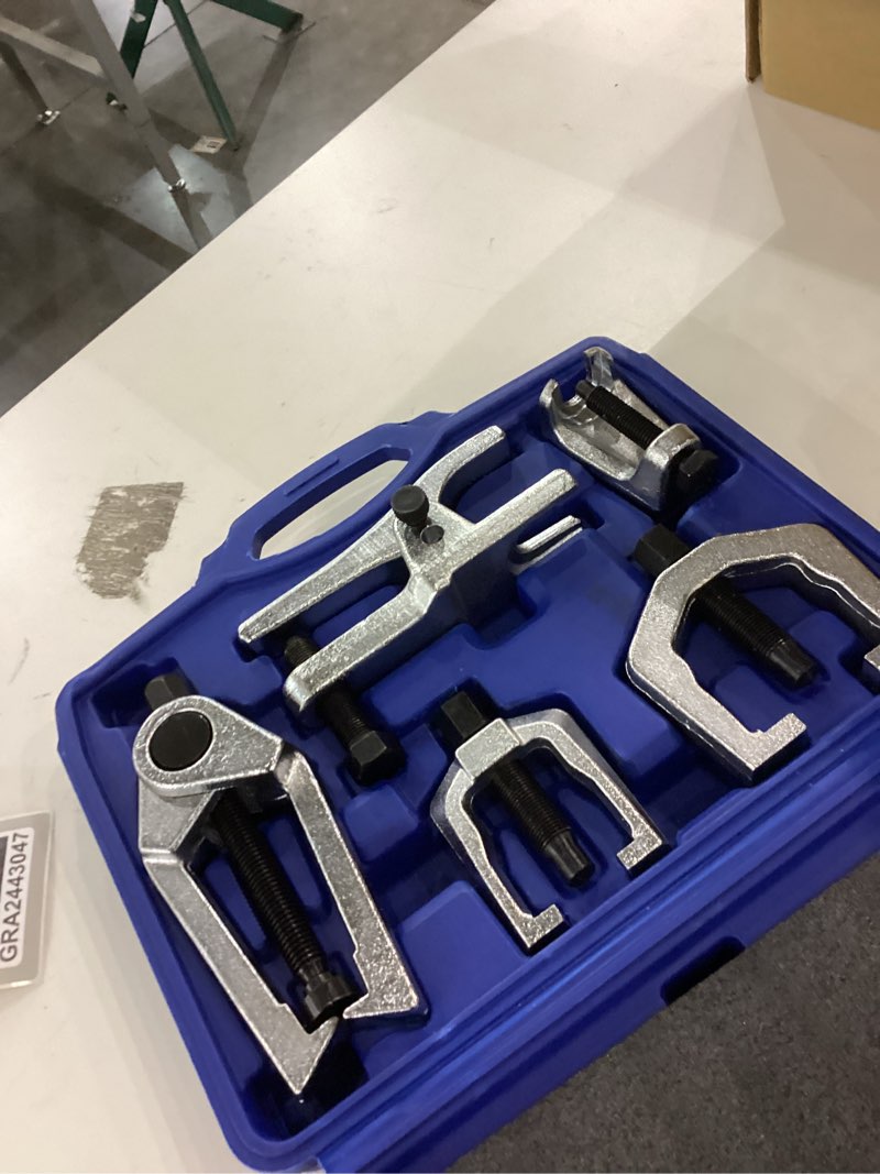 Orion Motor Tech 5pc Ball Joint Separator, Pitman Arm Puller, Tie Rod End Tool Set for Front End Ser