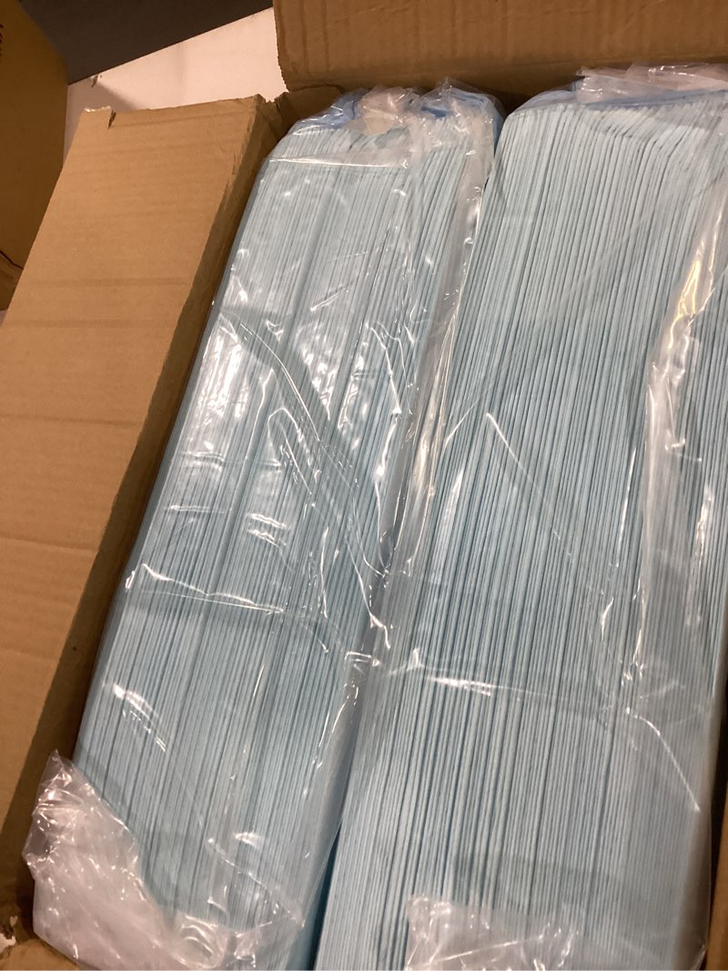 Condition photo showing New/Like New for Chucks Pads Disposable [100-Pack] Adult Incontinence Underpads 23"x36" Large Super Absorbent Protective Bed Pads, Leak-Proof Pads – Pee Pads for Kids, Adults and Pets – Dog & Puppy Training Pads 23" x 36"