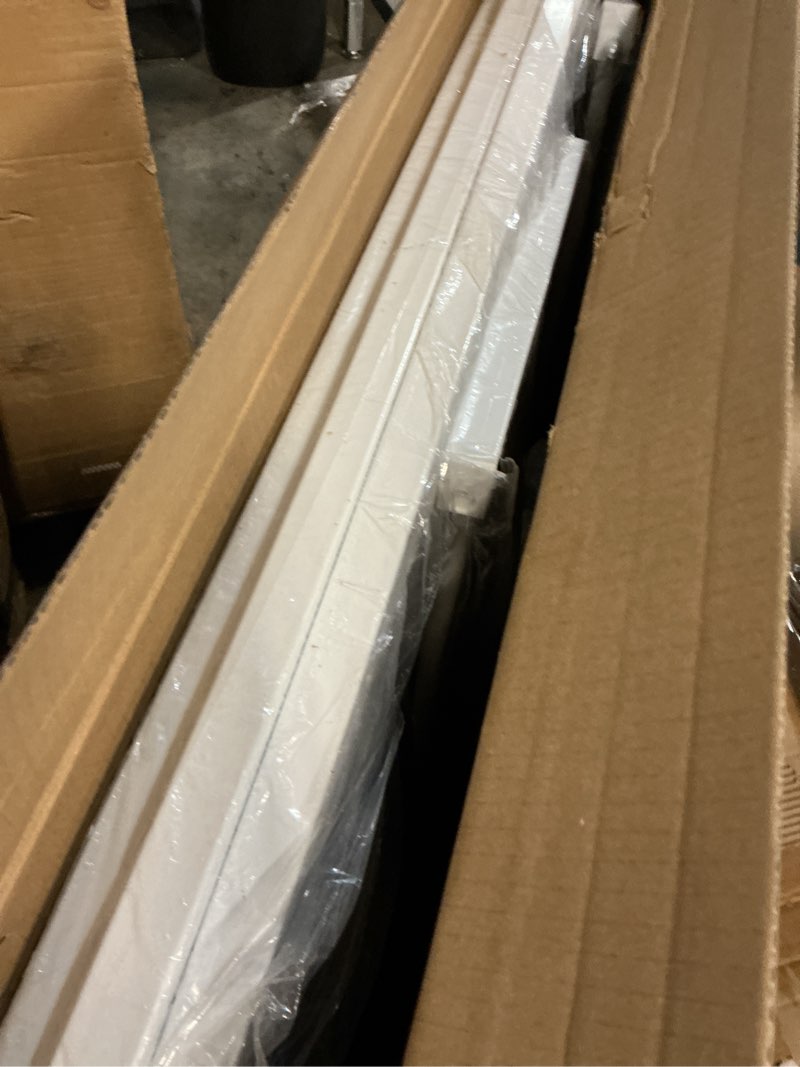 Condition photo showing Good Condition for heavy duty baby & dog safety gate 86-104.7 inch, white metal, tension mounted no drilling pet gate for large openings white 86-104.7"/218-266cm