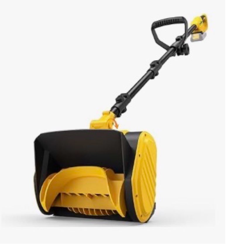 12-Inch Cordless Brushless Snow Shovel Compatible with Makita 18V Battery(Tool Only) Electric Snow Blower with 23ft Throwing Distance, Adjustable Chute, Smart Control, LED Light for Driveway, Patio Blue for Makita