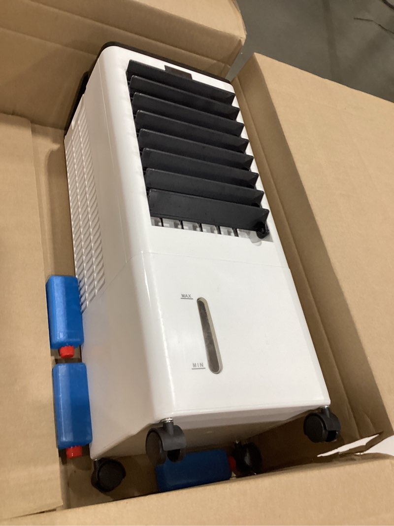 lifecreek portable air conditioner, 3-in-1 evaporative air cooler w/3.0gal tank, 4 modes & 3 speeds, 12h timer, 6 ice packs, remote control, windowless swamp cooler for bedroom,home,yellow