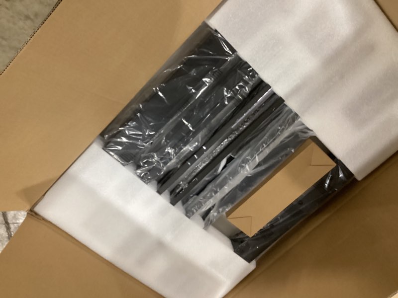 Condition photo showing Good Condition for Electric Standing Desk with Drawers - 32 Inch Small Black Height Adjustable Sit Stand Desk with Storage for Home Office Bedroom, Study Writing Compact Stand up Computer Desks for Boys Girl Work Black 31.5''