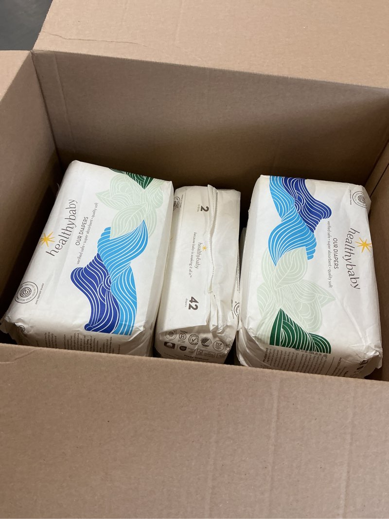 Our Diapers | EWG Verified Safe & Plant-Based Diapers | Leak Protection | Soft Organic Cotton Shell 210 ct 