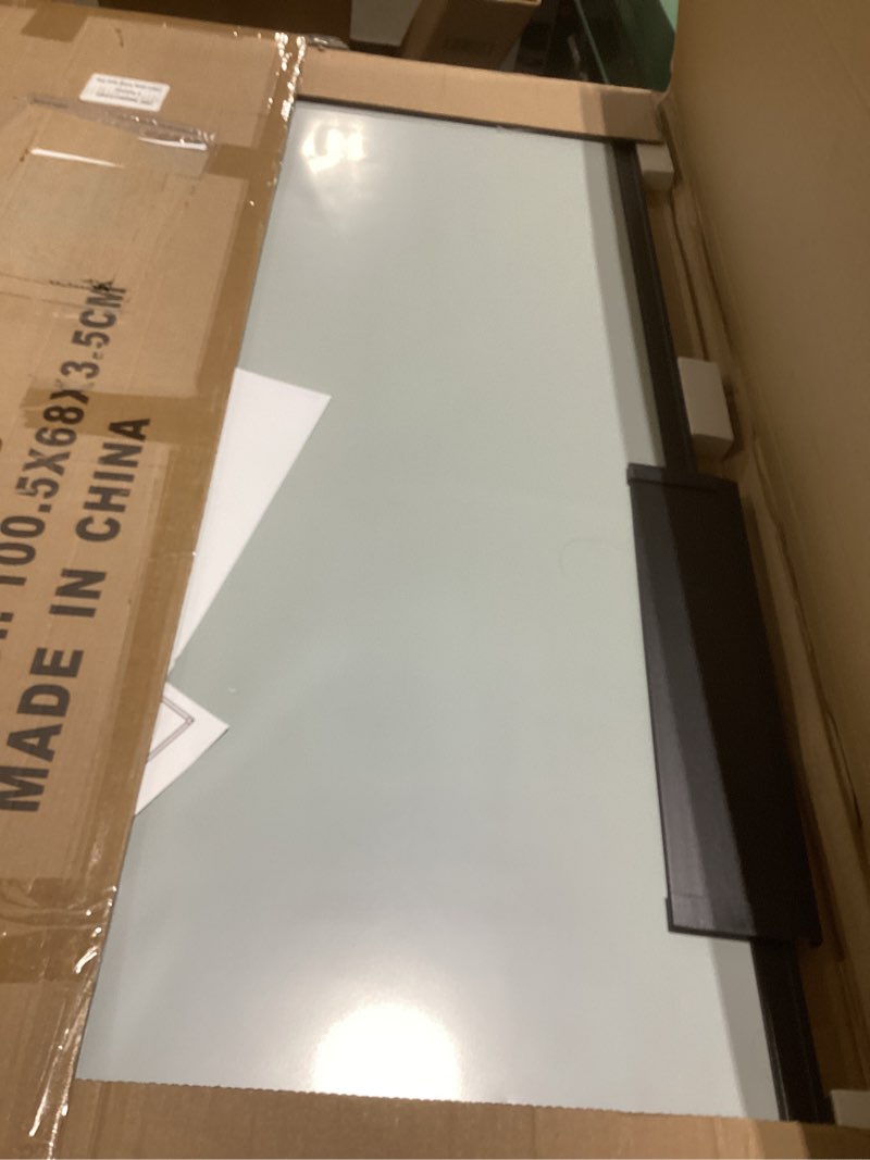 Condition photo showing Good Condition for Magnetic Dry Erase Calendar Whiteboard for Wall 36"x24", Monthly White Board Calendar Dry Erase Wall Hanging Aluminum Frame with Tray for Home, School, Office 36" x 24" Black Frame Style A