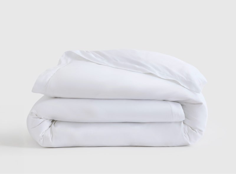 Condition photo showing Good Condition for signature giza cotton sateen duvet cover, king/cal king, white