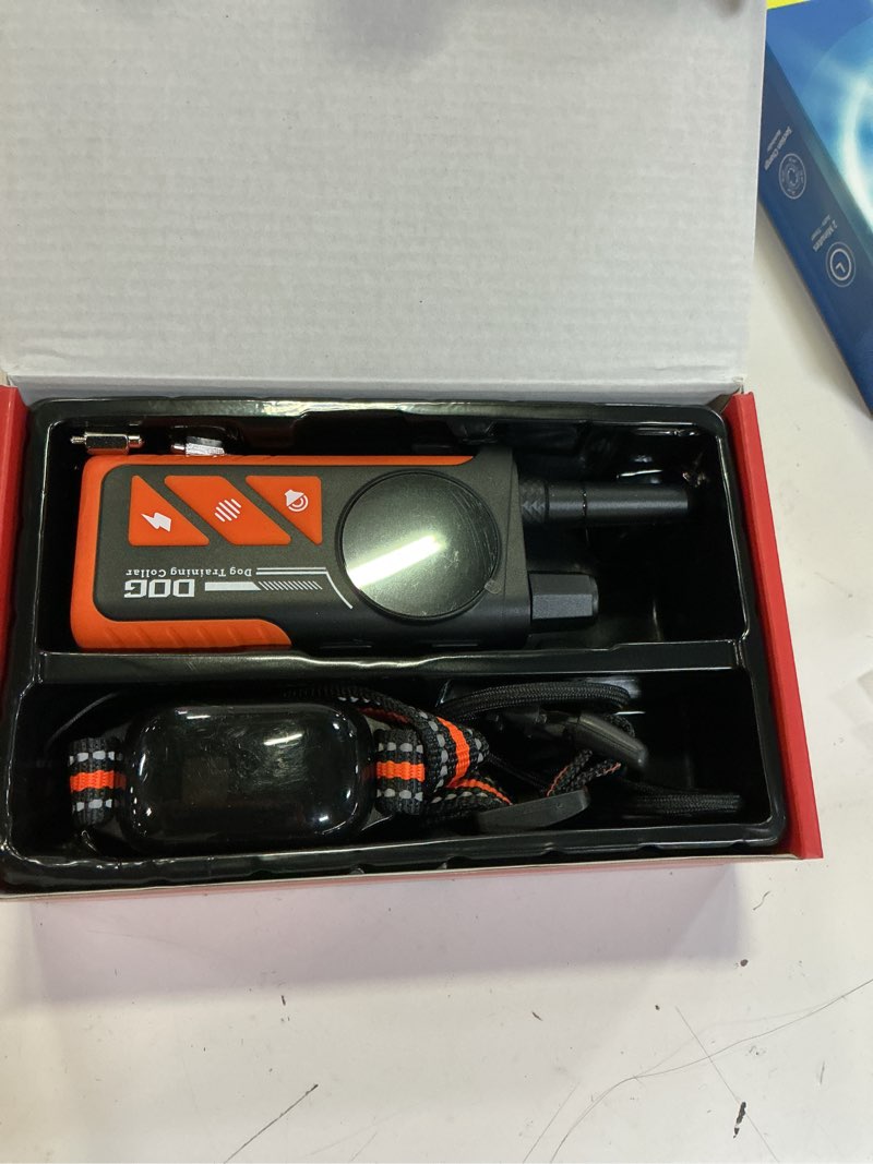 Condition photo showing Good Condition for 2 in 1 dog bark and shock collar - 4500ft bark collar with remote control, anti bark and 3 training modes (tone, vibration, safe shock, ip67 waterproof, portable training collar for 5-120lbs dogs orange