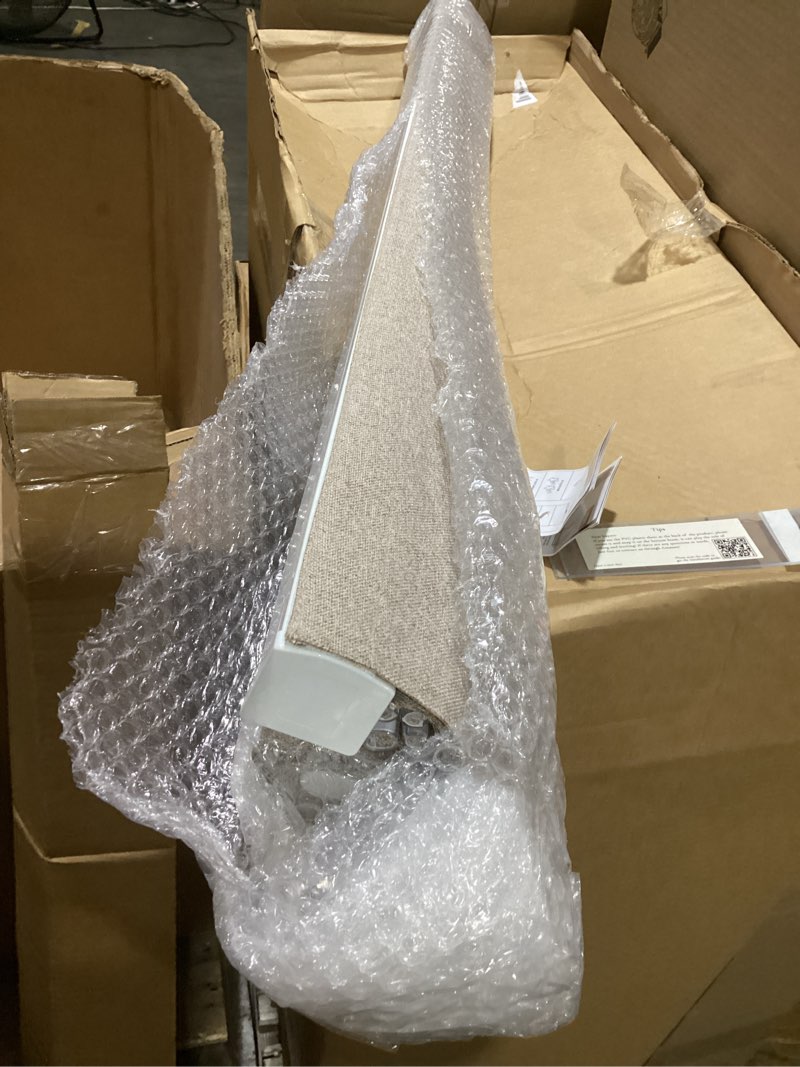 Condition photo showing New/Like New for joydeco cordless roman shades, linen fabric window blinds, thermal insulated blackout blinds, room darkening shades for indoor windows, easy to install,linen linen