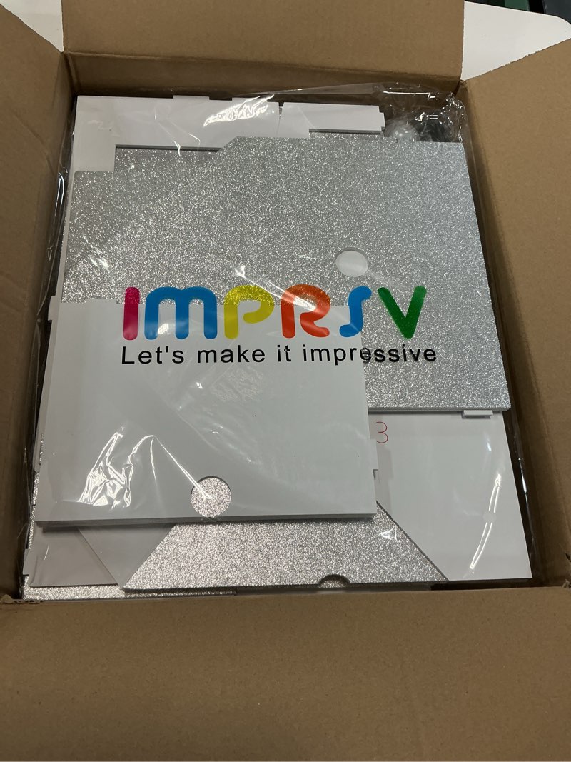 Condition photo showing New/Like New for marquee numbers silver birthday decorations: large 4 feet tall light up numbers 2nd 21st 25th party decor big mosaic cardboard number 2 number 2 sliver