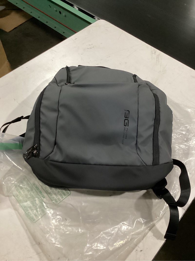 Condition photo showing Good Condition for future aesthetics business smart backpack waterproof for women,men,fight approved durable backpack suitable as overnight and travel backpack (grey)