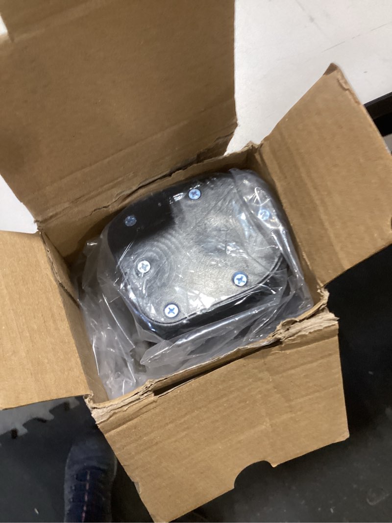 Condition photo showing As Is for retractable baby gates for doorways, 58" extra wide mesh child dog gate for stairs, 34" tall toddler pet gate indoor and outdoor, easy install, essential for home safety, black