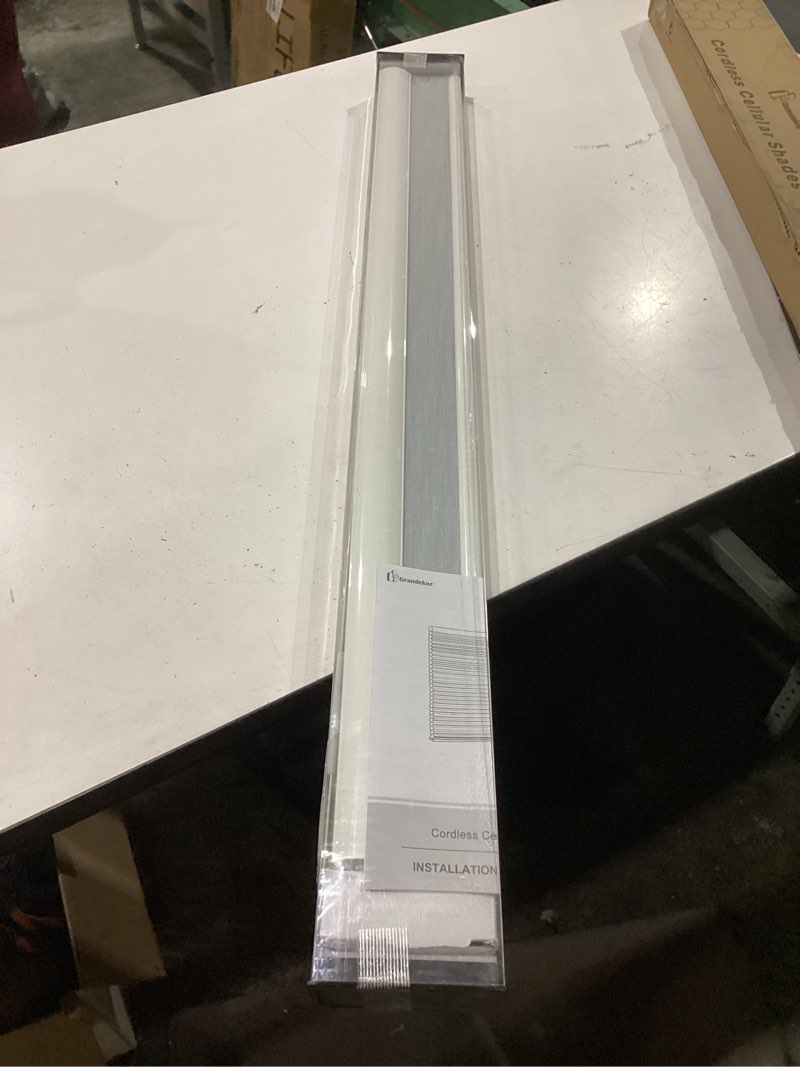 Condition photo showing Good Condition for grandekor cordless blackout cellular shades for windows, honeycomb blinds | honeycomb shades create a darker room for better sleep and privacy| cordless design fits bedroom,living spaces|white 35wx64h white(blackout) 35"w x 64"h