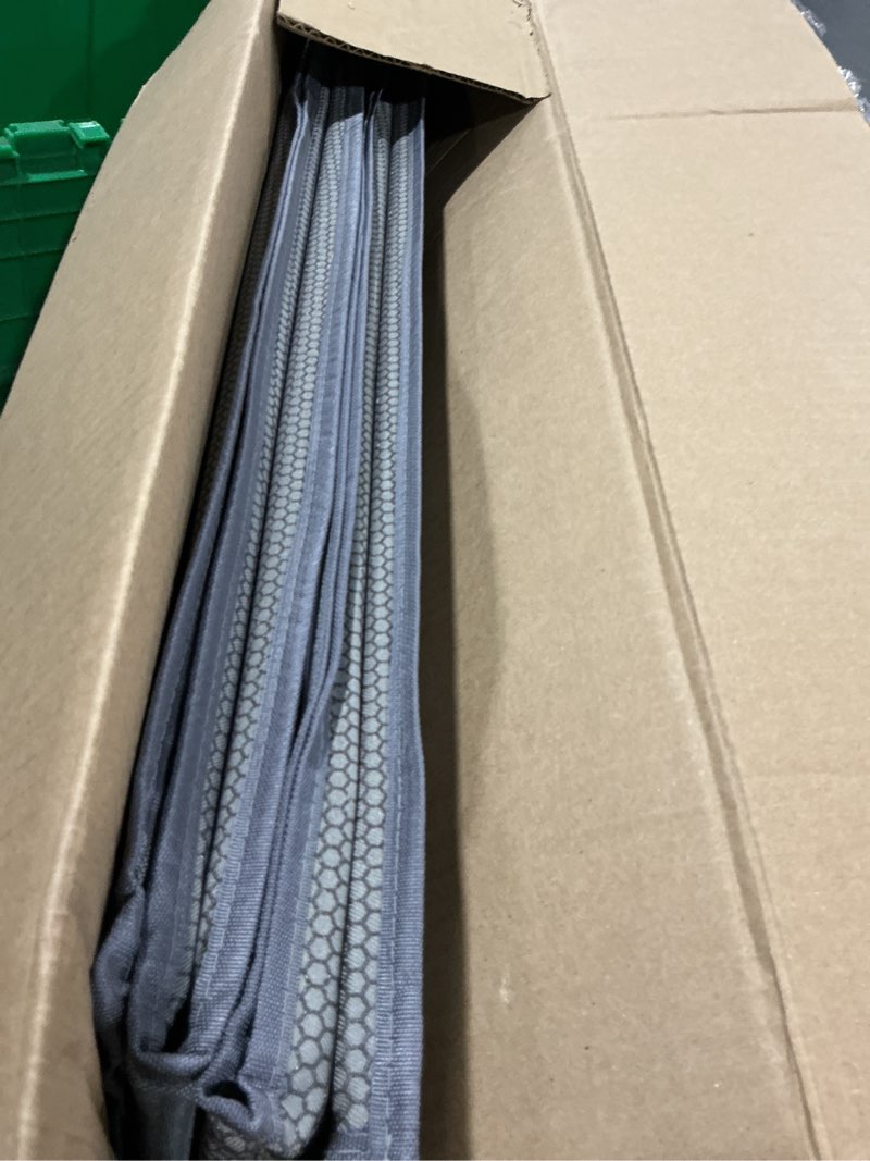 Condition photo showing As Is for meliusly heavy duty bunkie board king size (76x80) - non-slip breathable bed support board for slatted bed frame, anti-sag under bed support, noise minimizing moisture resistant bed board king (76x80'')