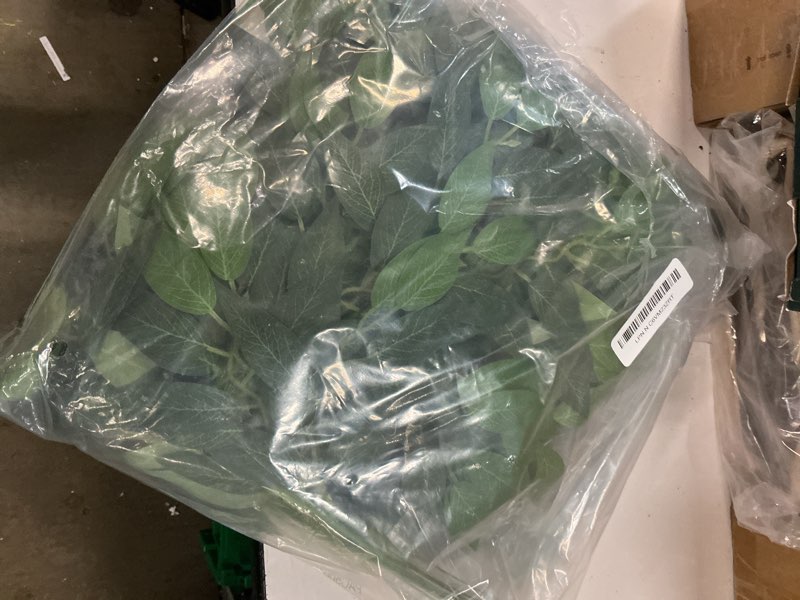 Condition photo showing Good Condition for 24pcs italian ruscus greenery 54cm artificial greenery stems leaf greenery garland for wedding arch flowers centerpieces for tables balloon arch home decor