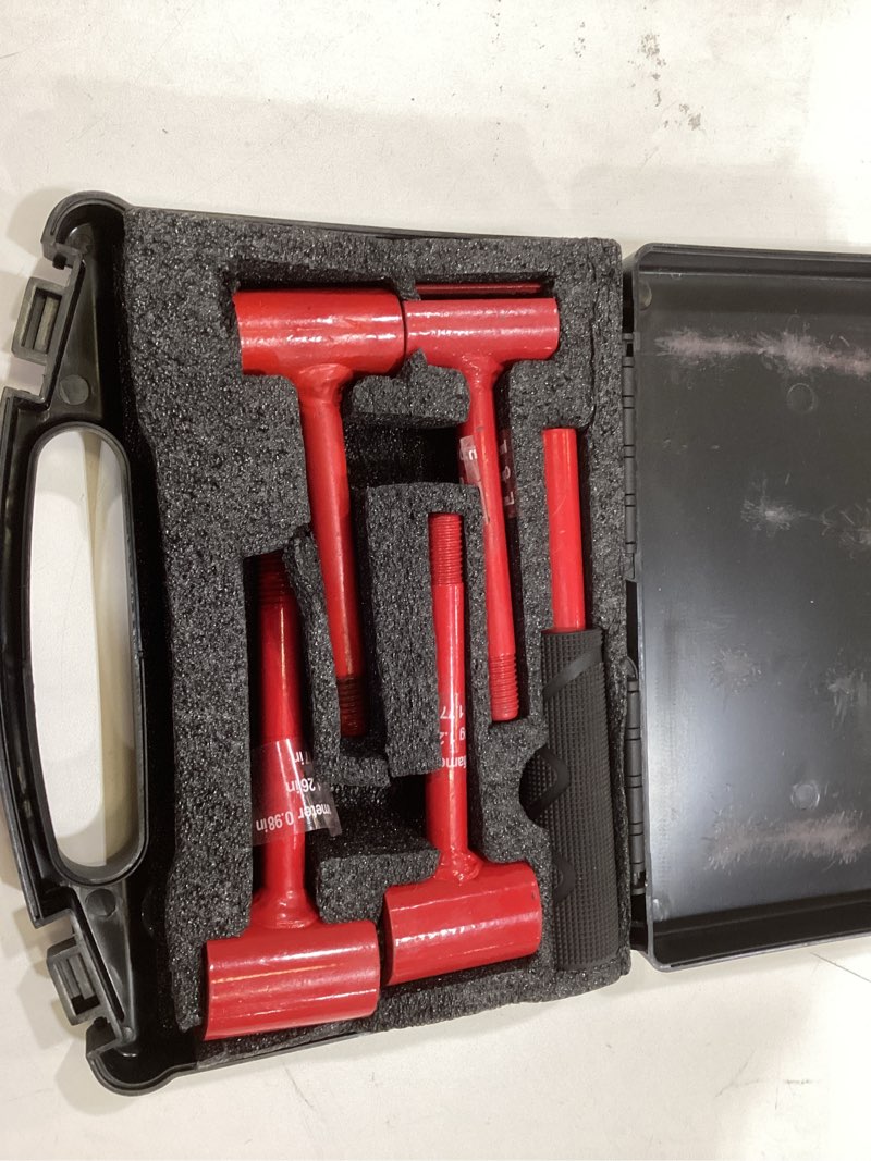 Condition photo showing As Is for 4 in 1 door hinge adjustment tool kit door gap adjustment tool for precise hinge gap adjustment upgraded hinge gap adjusting wrench for installation and repair of residential and commercial black 4