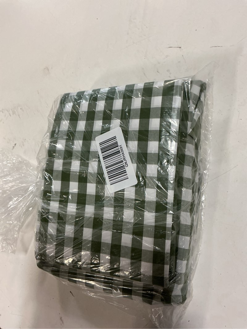 Condition photo showing Good Condition for european linen gingham duvet cover set