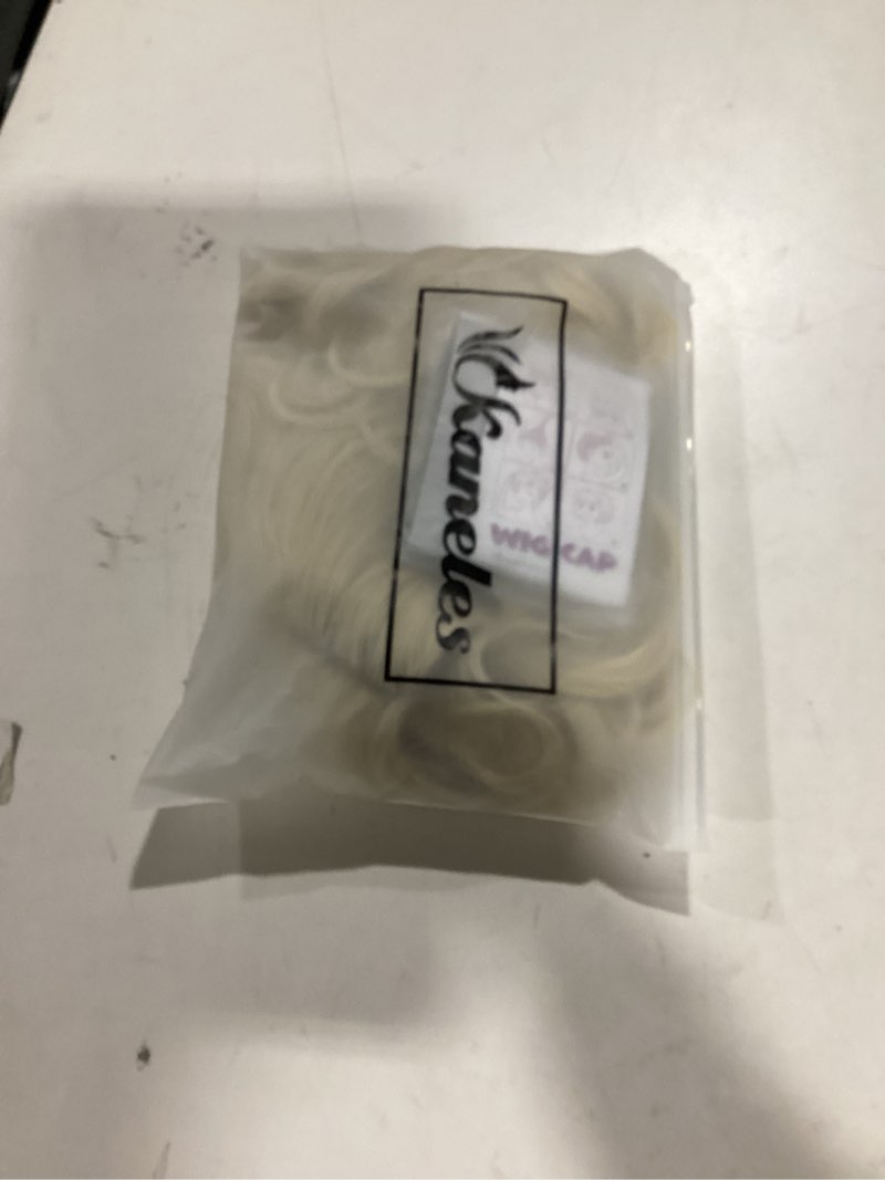 Kaneles Short Blonde Curly Wig Finger Wave Synthetic Hair for Women 1920s Halloween Cosplay Costume 