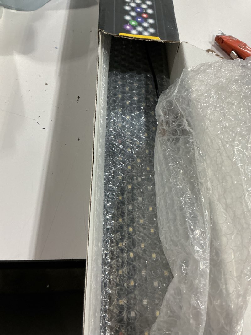 Condition photo showing New/Like New for seaoura led aquarium light for plants-full spectrum fish tank light with timer auto on/off, 48-54 inch, adjustable brightness, white blue red green pink leds with extendable brackets for freshwater 36w for 48-54 inch tank