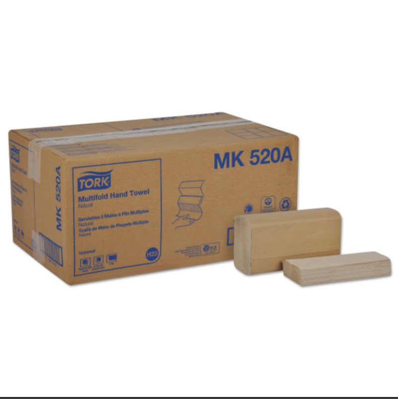 essity multifold hand paper towels  white  250 sheets  16 pack