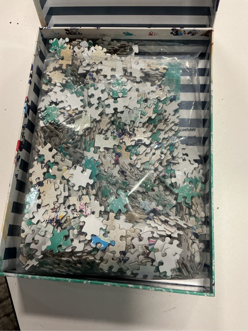 Condition photo showing Good Condition for Galison Gray Malin The Seaside Puzzle, 1000 Pieces, 27” x 20” – Difficult Jigsaw Puzzle with Stunnin