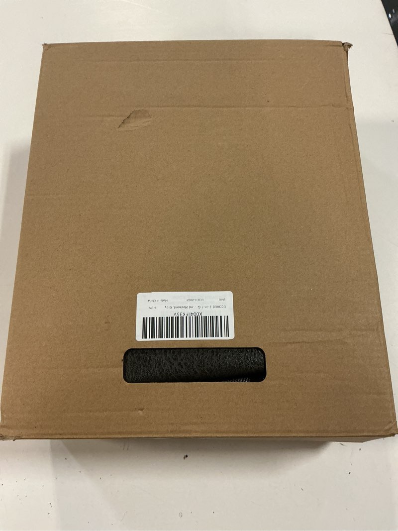 Condition photo showing New/Like New for ECOHUB 2-in-1 Garment Bag Carry On Travel Duffel Bags, Water-Resistant Luggage Bag with Wet Pocket, Shoe Pouch and Toiletry Bag, Lightweight and Durable Hanging Suit Bag for Business and Weekend, Grey