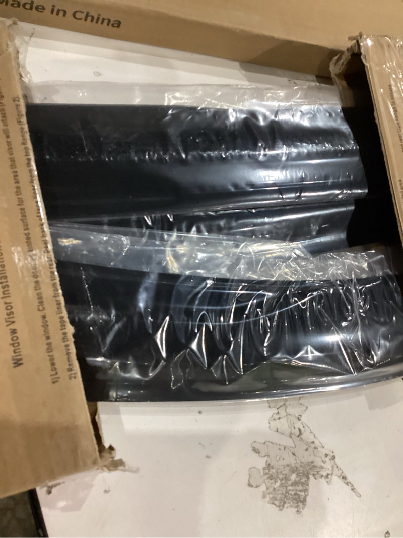 Condition photo showing New/Like New for kpy rain guards fit for 2022-2026 honda civic, out-channel window visors vent wind deflectors 4pc, car accessories for 22-26 civic 2022-2026 civic