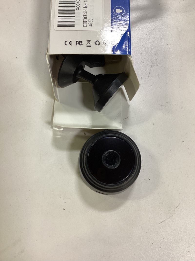Condition photo showing As Is for WiFi Hidden Camera,2K Ultra Nanny Cam Hidden Camera,Mini Small Camera,Secret Cameras for Spying,Motion Detection Alerts,SD/Cloud Storage, Phone App Control & Real-Time Alerts Black