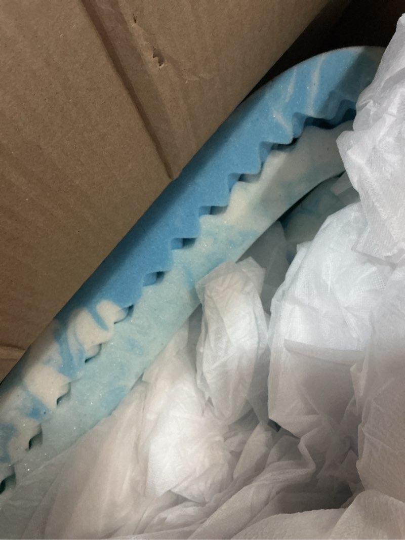 Condition photo showing Good Condition for SINWEEK 2 Inch Memory Foam Mattress Topper Twin XL, Twin Extra Long Mattress Pads for College Dorm Single Bed, Pressure Relieve CertiPUR-US Certified, 39x80 Inches, Blue Twin XL 2 Inch-Blue