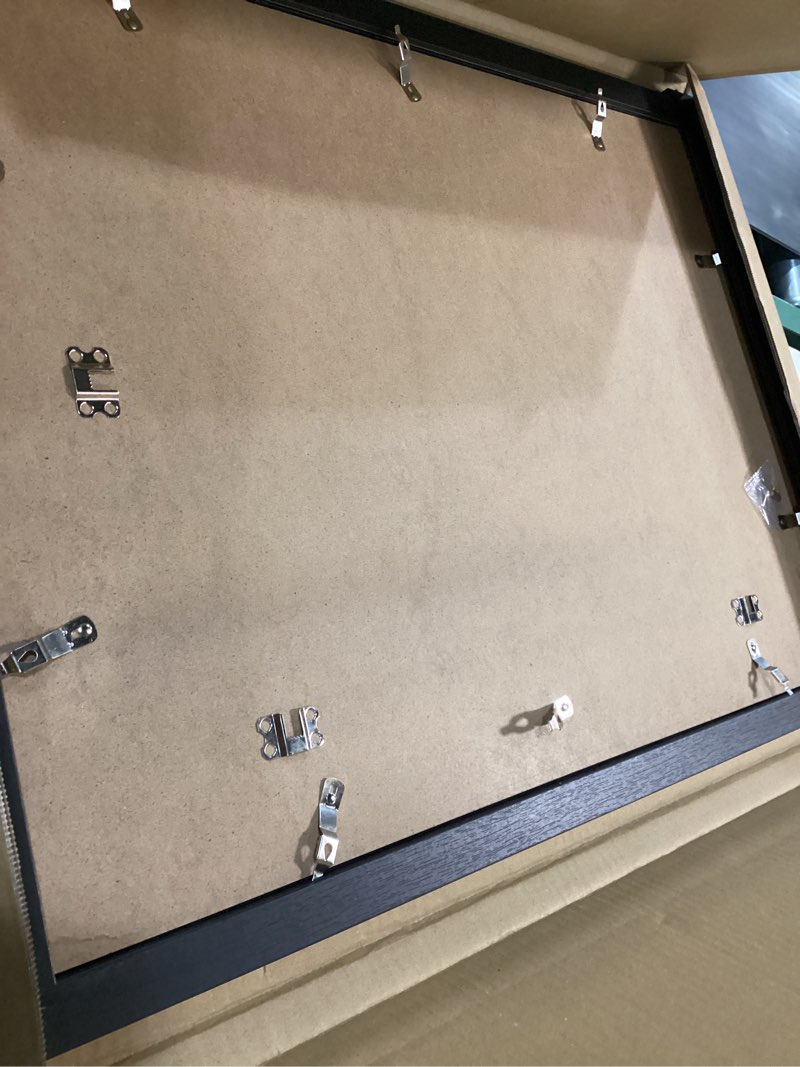 Condition photo showing As Is for 3x3 Picture Frame Black for Tabletop, 3 x 3 Square Photo Frame with Shatter Resistant Plexiglass, Sturdy 3 by 3 Poster Frame, Black Black 3x3 inch