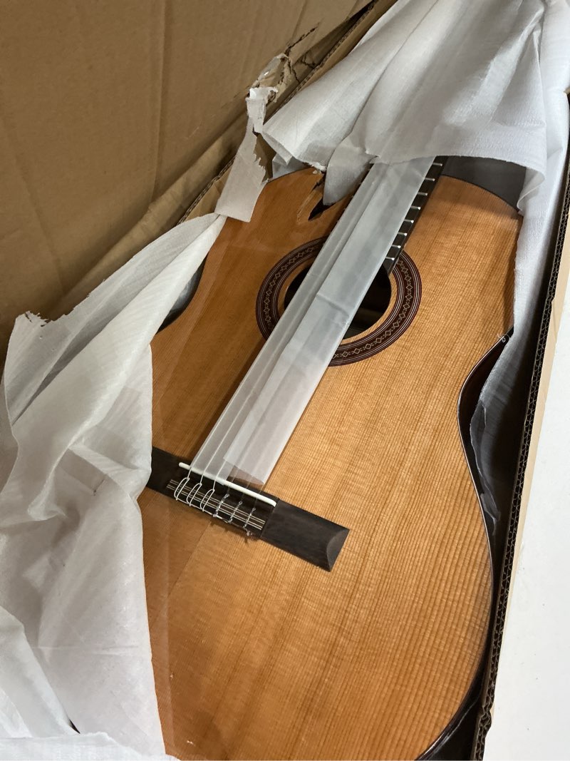 Condition photo showing As Is for cordoba c5-ce nylon string acoustic-electric guitar - cedar 