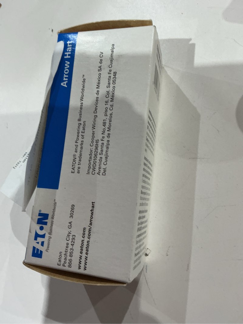 Condition photo showing As Is for csb120w | eaton commercial grade toggle switch | eaton