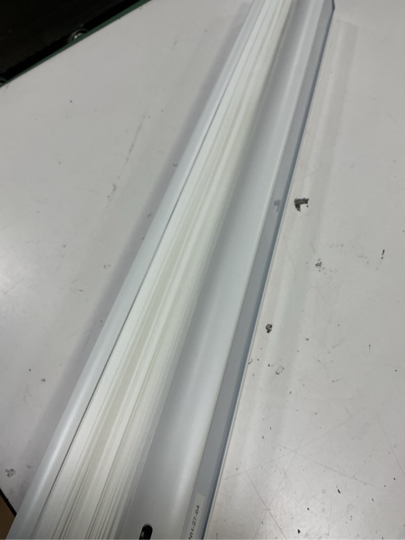 Condition photo showing As Is for joydeco no tools no drill cordless cellular shades, light filtering honeycomb blinds for indoor windows, thermal insulating & noise reducing (white, 27" w x 64" h) light filtering - white 27"w x 64"h