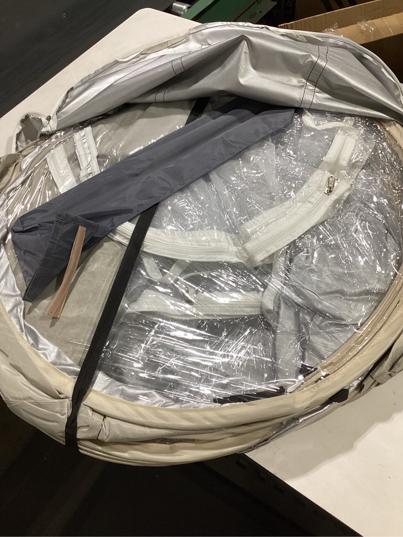 Condition photo showing Good Condition for raynesys sports pods fits 3-4 persons, instant pop up bubble tent, sport tents with spacious interior, good visibility for outside sports events, fishing