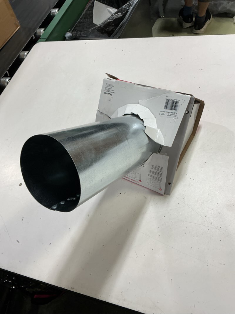 Condition photo showing New/Like New for imperial 4-in dia galvanized steel r2 exhaust dryer vent hood