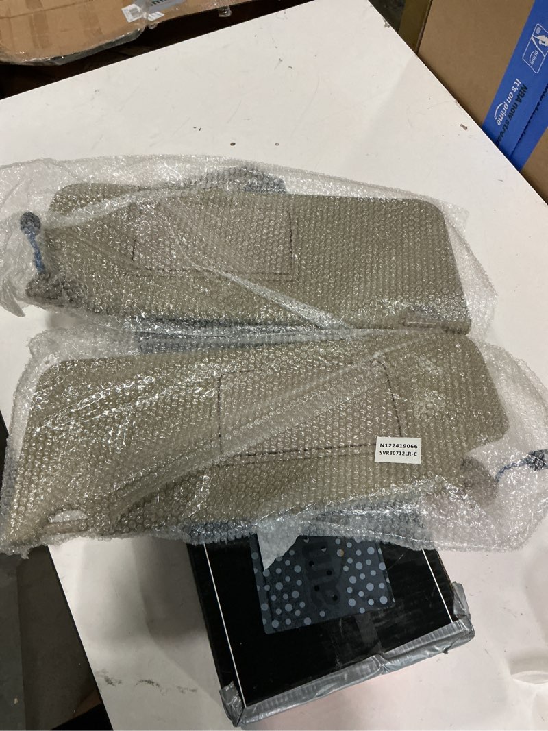 Condition photo showing New/Like New for a-premium driver & passenger sun visor compatible with honda pilot 2016-2022, ridgeline 2017-2023, passport 2019-2022 - with vanity mirror, with vanity light, beige color - replaces 83230tg7a12za driver and passenger side