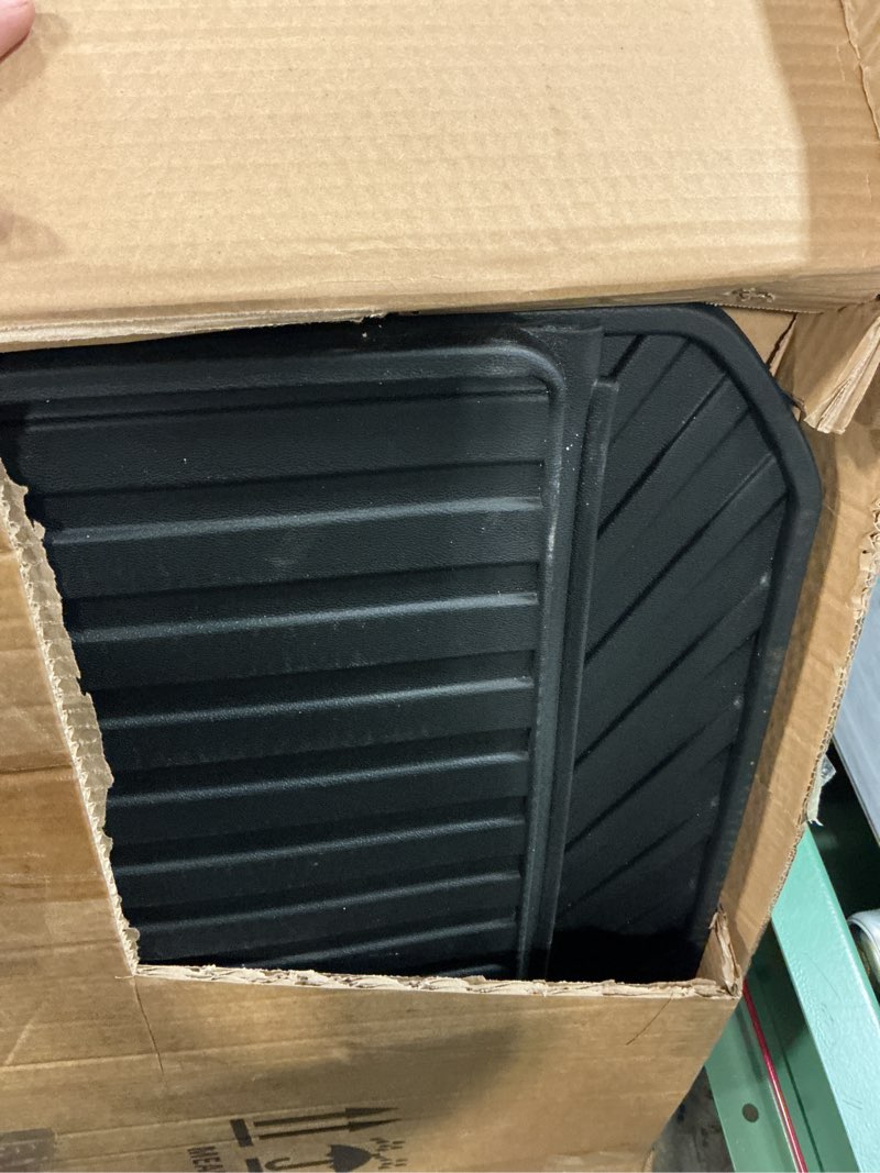 Condition photo showing As Is for KIWI MASTER Folding Cargo Trunk Mat for 2016-2025 Honda Pilot OEM Replacement 08U45-TG7-100 All Weather Rear Tray Trunk Liner TPE Slush Mats Black Honda Pilot|2016-2025|Cargo Liner