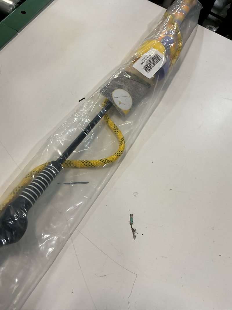 Condition photo showing Good Condition for Dewonch Flirt Pole Dog Toys for Training & Exercise,Durable Teaser Stick with Fleece Rope Lure for Medium & Large Pets to Fetch Chase Pull and Tug of War Yellow POLE-39.5 inches
