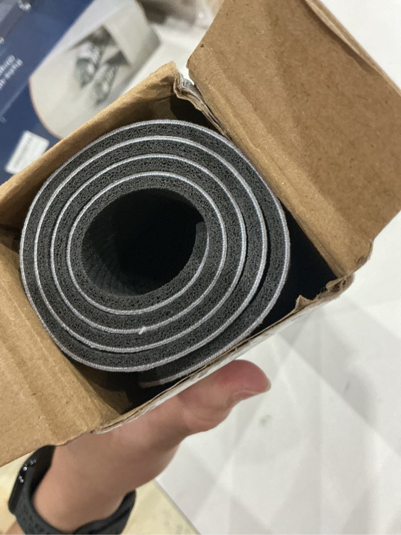 Condition photo showing Good Condition for montvoo -bath mat-rubber backing non slipthin bathroom rugs fit under door- quick dry absorbent faux suede surface grey bathroom floor mats-shower rug for in front of bathtub shower gray 16x24 grey 24" x 16"