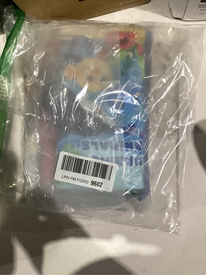 Condition photo showing As Is for hahaland Baby Toys 0-6 Months - Crinkle Books for Babies 2-Pack, Soft Cloth Sensory Touch Feel Book 6-12 Months Infant Tummy Time Toys 0-3 Month Newborn Boys Valentines Gifts Easter Basket Stuffers 2 Pack-Animal Tails